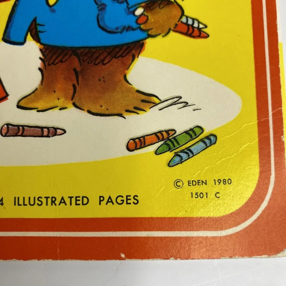 Vintage 1980 Paddington Bears‎ Writing Pad Stationery Paper Illustrated 6 Pages